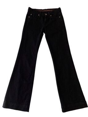 Fidelity Jason Trotzuk Hyacinth jeans black overdie low waist trouser stretch 25